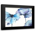 thumbnail image 1 of Hendrick, Cathy 18x15 Black Modern Framed Museum Art Print Titled - Blue Poppy II, 1 of 5