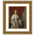 thumbnail image 1 of Hendrick Cornelisz. van Vliet 20x24 Gold Ornate Framed and Double Matted Museum Art Print Titled - Portrait of a Woman (1663), 1 of 4