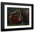 thumbnail image 1 of Hendrick Ter Brugghen 23x20 Black Modern Framed Museum Art Print Titled - Christ Crowned with Thorns (1620), 1 of 5