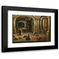 thumbnail image 1 of Hendrick van Steenwijck the Younger 24x19 Black Modern Framed Museum Art Print Titled - A Prison Interior with the Liberation of Saint Peter, 1 of 5