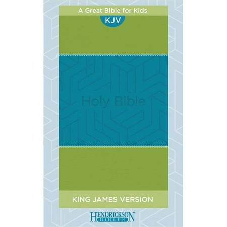 Hendrickson Publishing Group 21489X 9 x 6 x 1.50 in. KJV Kids Bible, Blue & Green Flexisoft