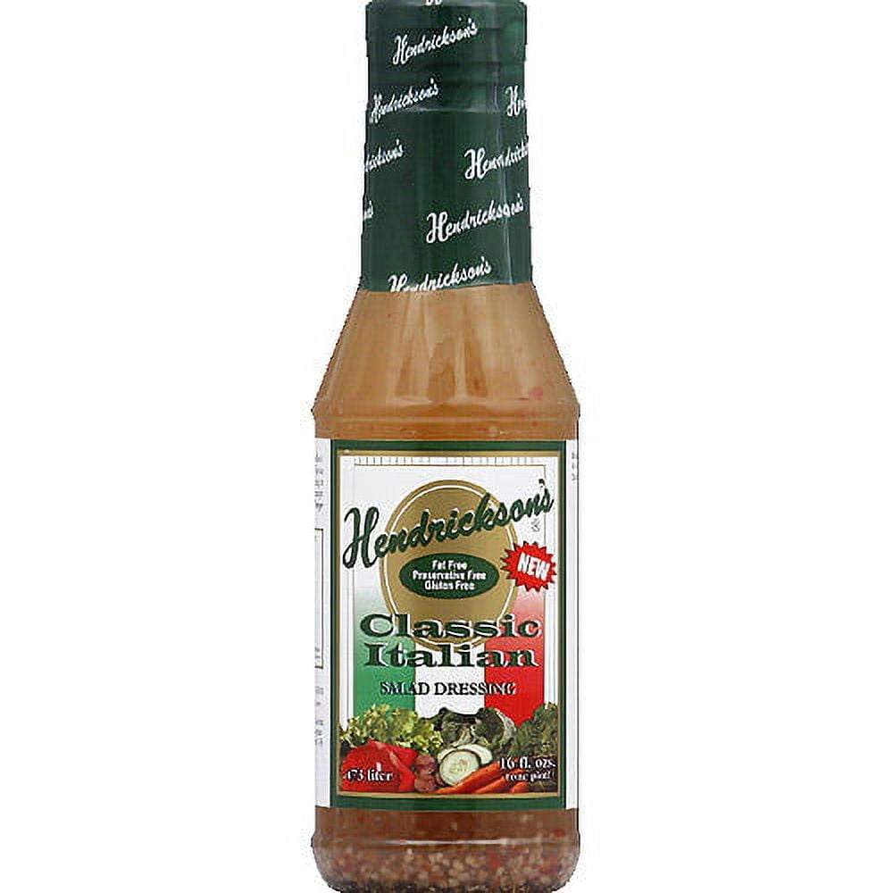 Hendrickson's Classic Italian Salad Dressing, 16 fl oz, (Pack of 6)