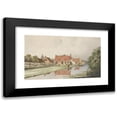 thumbnail image 1 of Hendrik Abraham Klinkhamer 24x16 Black Modern Framed Museum Art Print Titled - Blate Airport a Vaart (, 1820 - 1872), 1 of 1
