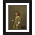 thumbnail image 1 of Hendrik Gerritsz Pot 19x24 Black Ornate Framed Double Matted Museum Art Print Titled: Portrait of a Man Dressed as a Shepherd (C. 1630 - C. 1645), 1 of 5