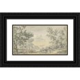thumbnail image 1 of Hendrik Meijer 24x15 Black Ornate Framed Double Matted Museum Art Print Titled: Hazen Hacht (1754 - 1793), 1 of 5