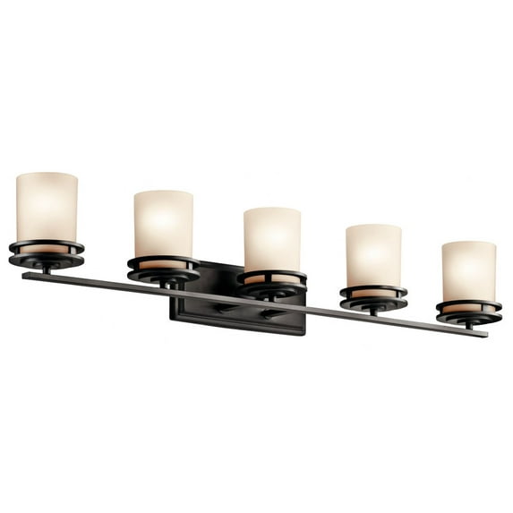Hendrik Modern 5-Light Bathroom Vanity Light in Olde Bronze
