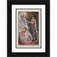 thumbnail image 1 of Hendrik Nicolaas Werkman 13x18 Black Ornate Wood Framed Double Matted Museum Art Print Titled - Composition (1924), 1 of 5