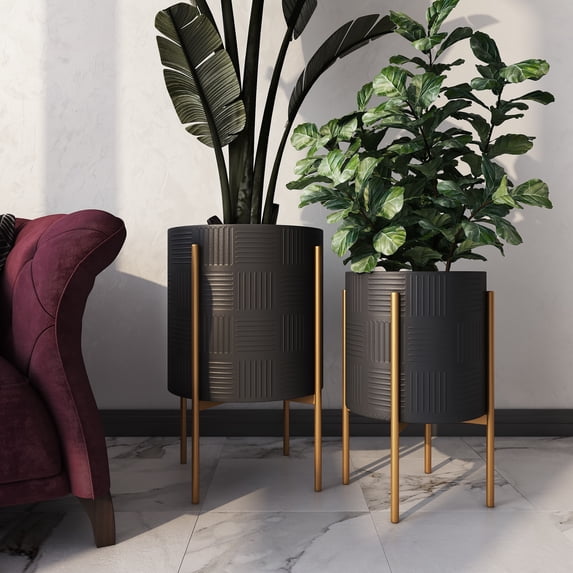 Hendrix Modern Planters (Set of 2)