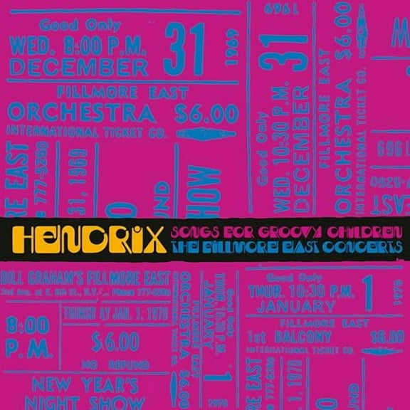 Hendrix - Songs For Groovy Children (The Fillmore East Concerts Highlights) - LP Vinyl
