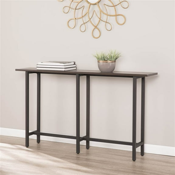 Hendry Long Narrow Console Table`in Brown