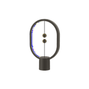 Heng Balance Lamp Ellipse Mini Plastic USB Chargeable, Dark Gray