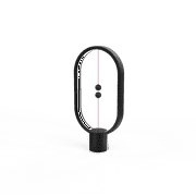 Heng Balance Lamp Ellipse Plastic USB Chargeable, Black