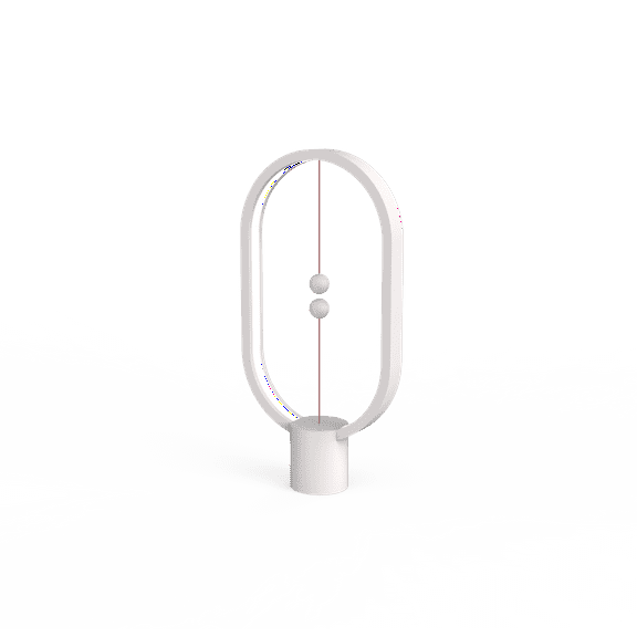 Heng Balance Lamp Ellipse Plastic USB, White