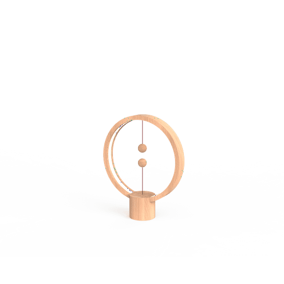 Heng Balance desk Lamp Round; LIGHT WOOD