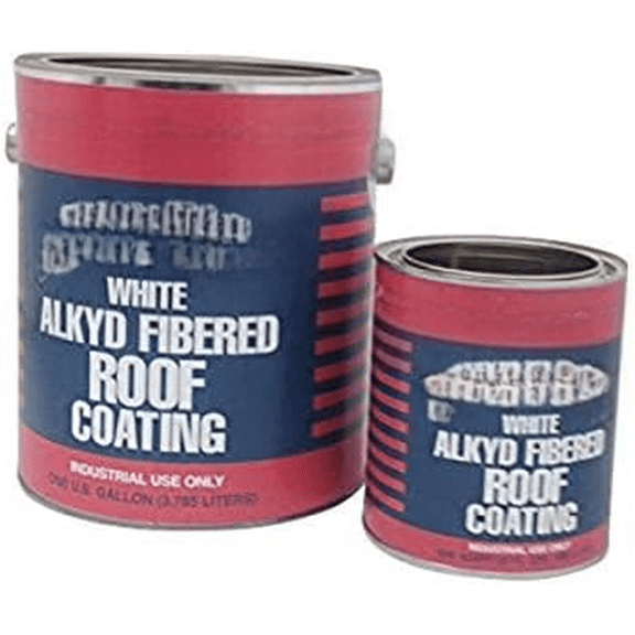Heng's 16-45032 Roof Coating Alkyd - Quart, White$$Tools & Hardware Other