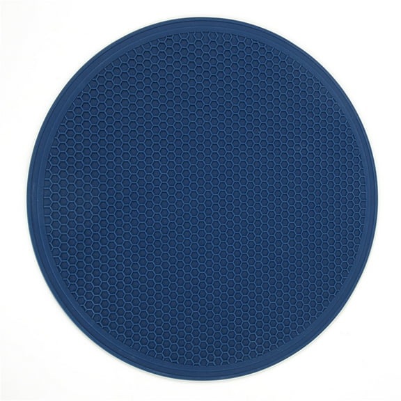 HengDidi 11.8" Food-Grade Silicone Hot Pot Trivet Mats - Non-Slip Honeycomb Heat-Resistant Coasters for Dining Table/Bowls