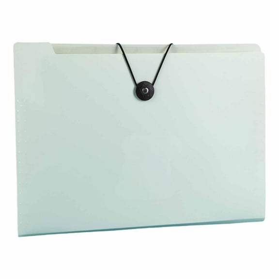HengDidi 12-Panel Accordion Document Organizer A4 File Holder Press-Lock System, Multi-Layer Portfolio for Office Records College Materials, Durable Paper Management Solution