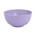 thumbnail image 1 of HengDidi 12x6cm Plastic Bowls- Microwave- Dishwasher Safe Cereal Bowl Large Round Wheat Straw Bowl Anti-Fall Soup Bowls Children Japanese Bowl Sets for Noodles Snack Beauty Table Accessories Purple, 1 of 6