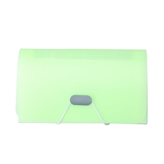 HengDidi 13 Pocket Accordion File Folder Mini Organizer for Documents Receipts Bills Transparent Durable Portable Office Supplies