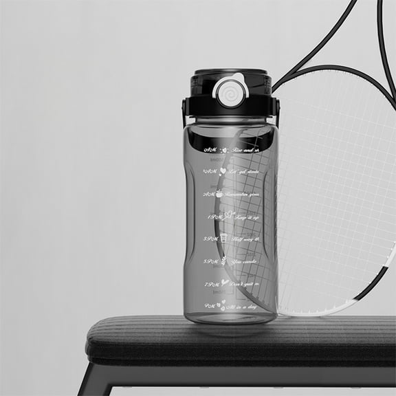 HengDidi 1500ml Large Capacity Sports Water Bottle with Straw Spout Dual-Drink Options One-Button Open Lid Leakproof Temperature Resistant Summer Outdoor Hydration