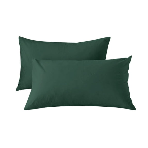 HengDidi 2 Pack Full Size Cool Pillowcases, Breathable for Night Sweat Relief and Hot Sleepers, Velvet Soft Texture with Envelope , All-Season Use, 74x48cm