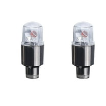 HengDidi 2 Pieces LED Bike Wheel Lights Car Tire Valve Stems Caps Bicycle Motorcycle Waterproof Tyre Spoke Flash Lights Cool Reflector Accessories for Kids Men Women