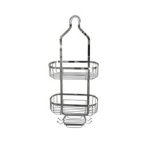 HengDidi 3-Tier Stainless Steel Shower Organizer with Soap Tray, Rustproof Bathroom Wall-Mounted Storage Shelf for Shampoo/Towels, No-Tool Installation Shower Caddy