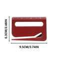 thumbnail image 1 of HengDidi 3-in-1 Letter Opener with Magnifier & Ruler - Multi-Functional Envelope Cutter Tool for Office & Home Use, Durable Mail Opener with Measurement Scale (Red), 1 of 6