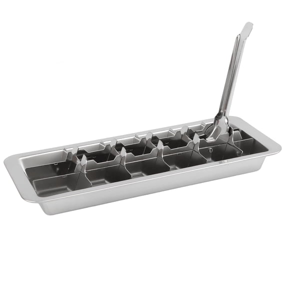 HengDidi 304 Stainless Steel Ice Tray DIY Ice Mold Release for Homemade Ice Cubes Kitchen Bar Freezer Use