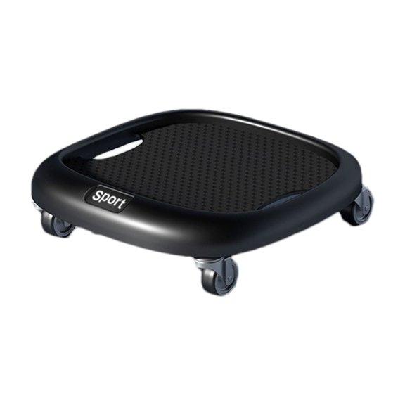 HengDidi 360° Multi-Directional Core Training Gliding Disc with Knee Mat - Silent Home Gym Equipment for Abs/Back/Hips Toning & Full-Body Workout