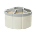 thumbnail image 1 of HengDidi 360° Rotating Desk Organizer with 6 Grids Ferris Wheel Design ABS Pencil Holder for Home Office Vanity, Storage for Stationery & Cosmetics, Space-Saving Decorative Accessory, 1 of 4