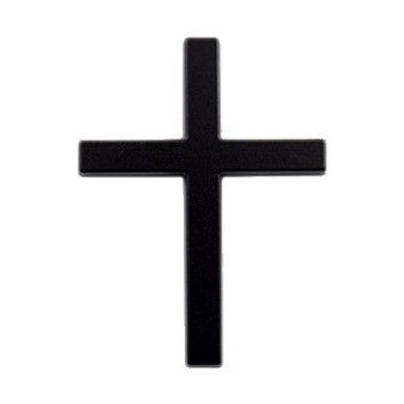 HengDidi 3D Alloy Metal Cross Car Sticker Badge - Scratch Resistant Decorative Emblem for Automotive Body Enhancement on Rear Window or Bumper, Personalized Design with Fade Proof Finishing