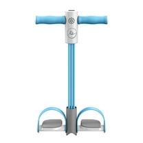 HengDidi 4-Tube Resistance Band Pedal Exerciser - Non-Slip Foot Straps for Home Leg and Arm Fitness Training