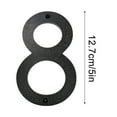 thumbnail image 1 of HengDidi 5 Inch Modern House Numbers Address Signs with Matte Finish Weather-Resistant for Front Door Garage Mailbox Outside Decor Property Display, 1 of 6