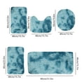 thumbnail image 1 of HengDidi 5-Piece Tie-Dye Bath Mat Collection - Thick Velvet Fleece Rugs with Secure Backing, Machine Washable Durable for Home Bathroom Decor, 1 of 8