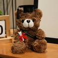 thumbnail image 1 of HengDidi 7.1 Inch Graduation Bear Plush Hat Toy Decor Milestone Celebration Gift Campus Keepsake Living Room Accent, 1 of 6