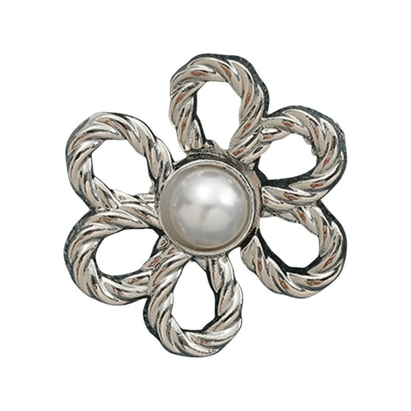 HengDidi 8-Piece Adjustable Waist Tightener Clip Set - Flower Button Pins for Jeans and Pants with Spring-Lock No Sew Design, Reusable Flexible Fix for Loose Clothing