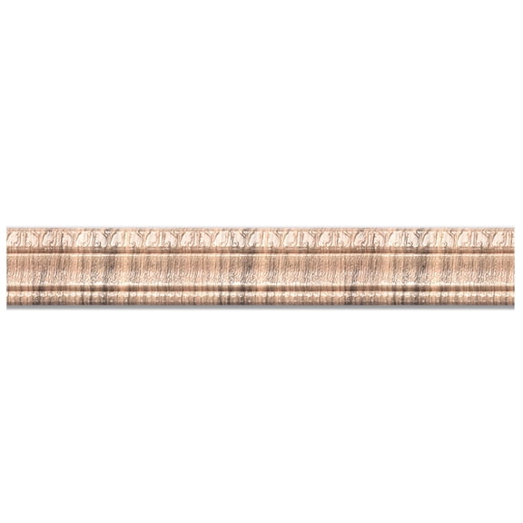 HengDidi 8CM Wide Adhesive Foam Molding Trim 3D Embossing 2.3M MultifuncSelf Adhesive Wall Trim Line Skirting Border Decor Sticker Wallstick Decor Home Decor Red Wood
