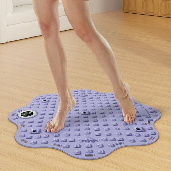 HengDidi Acupressure Jogging Mat with Reflexology Nodes for Foot Circulation Indoor Workouts Non-Slip Exercise Massage Pad
