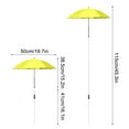 thumbnail image 1 of HengDidi Adjustable Garden Sun Protection Umbrella for Potted Plants - Lightweight Alloy Frame UV Shade Cover Planter Decor, 1 of 6