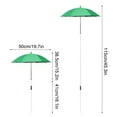 thumbnail image 1 of HengDidi Adjustable Garden Sun Protection Umbrella for Potted Plants - Lightweight Alloy Frame UV Shade Cover Planter Decor, 1 of 6