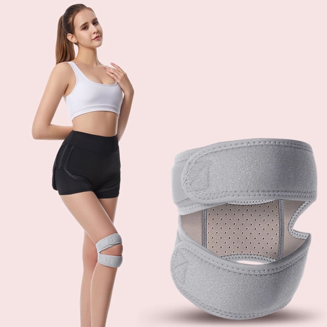 HengDidi Adjustable Knee Support Band for Joint Pain Relief and Stability - Elastic Straps for Active Lifestyle Mobility Enhancement