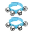 thumbnail image 1 of HengDidi Adjustable Wrist Ankle Bells 2Pcs Set - Metal Jingle Dance Percussion Instrument for Christmas Parties Music Celebrations, 22cm Strap Design, 1 of 9