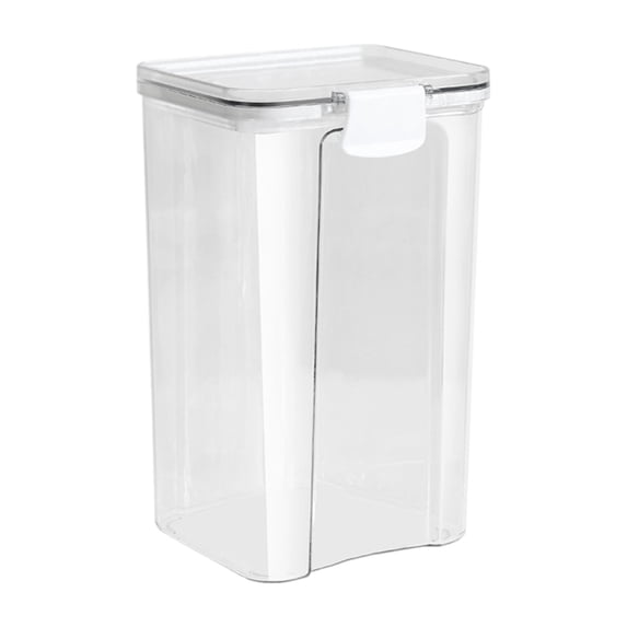 HengDidi Airtight Food Storage Containers Canisters With Lids For Kitchen Pantry Organization, Stackable Clear Dry Food Dispenser Dishwasher Safe Grain Saver