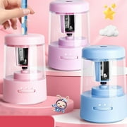HengDidi Automatic Electric Pencil Sharpener with USB/Battery Charging, Upgraded Tungsten Steel Blade for All Pencil Sizes, Pressure-Activated Start