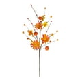 thumbnail image 1 of HengDidi Autumn Maple Leaf Pumpkin Bouquet Plastic Fall Centerpiece Thanksgiving Table Decor Lightweight Floral Arrangement for Holiday Indoor Home Decor, 1 of 6