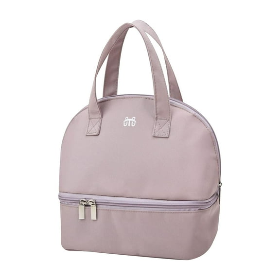HengDidi Breastmilk Cooler Bag Breast Pump Bag with Cooler Fits 6 Bottles, Double Layer Breast Milk Baby Bottle Cooler Bag, for Travel, Nursing Mom Daycare, Work, Picnic (Pink)