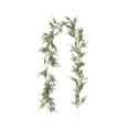 thumbnail image 1 of HengDidi Christmas Flexible Artificial Pine Vine Garland with Mixed Colors - 180cm Realistic Faux Greenery for Fireplace Staircase Holiday Decor, Reusable Green Light Green Pink PVC Decor, 1 of 6
