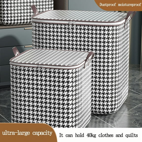 HengDidi Clothes Storage Bag, Wardrobe Sorting Storage Box Portable Storage Bag Winter Cup Storage Box Daily Use Return Pallets Home Decor,Kitchen,&Other