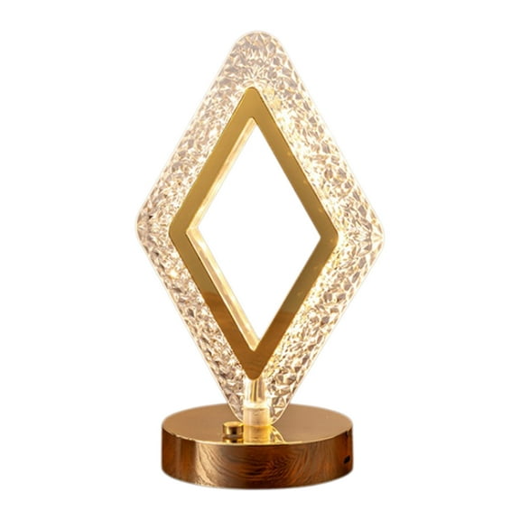 HengDidi Crystal Lamp Diamond Night Lamp Natural Healing Crystal Night Light Table Lamp Base Colours Mode for Bedroom Bedside Lamp Office Home Decor Gift